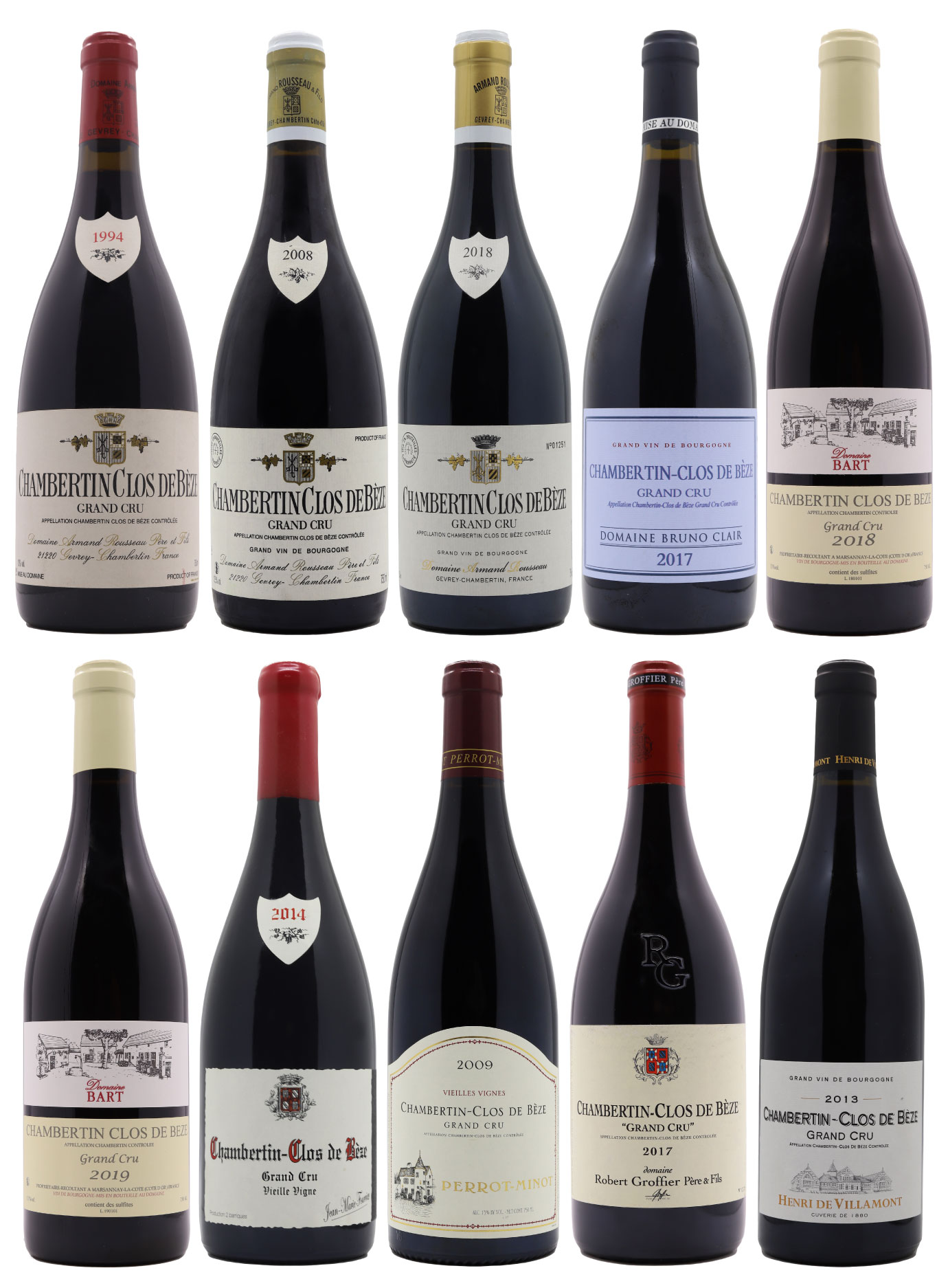 Chambertin-Clos de Bèze 1994 空き瓶