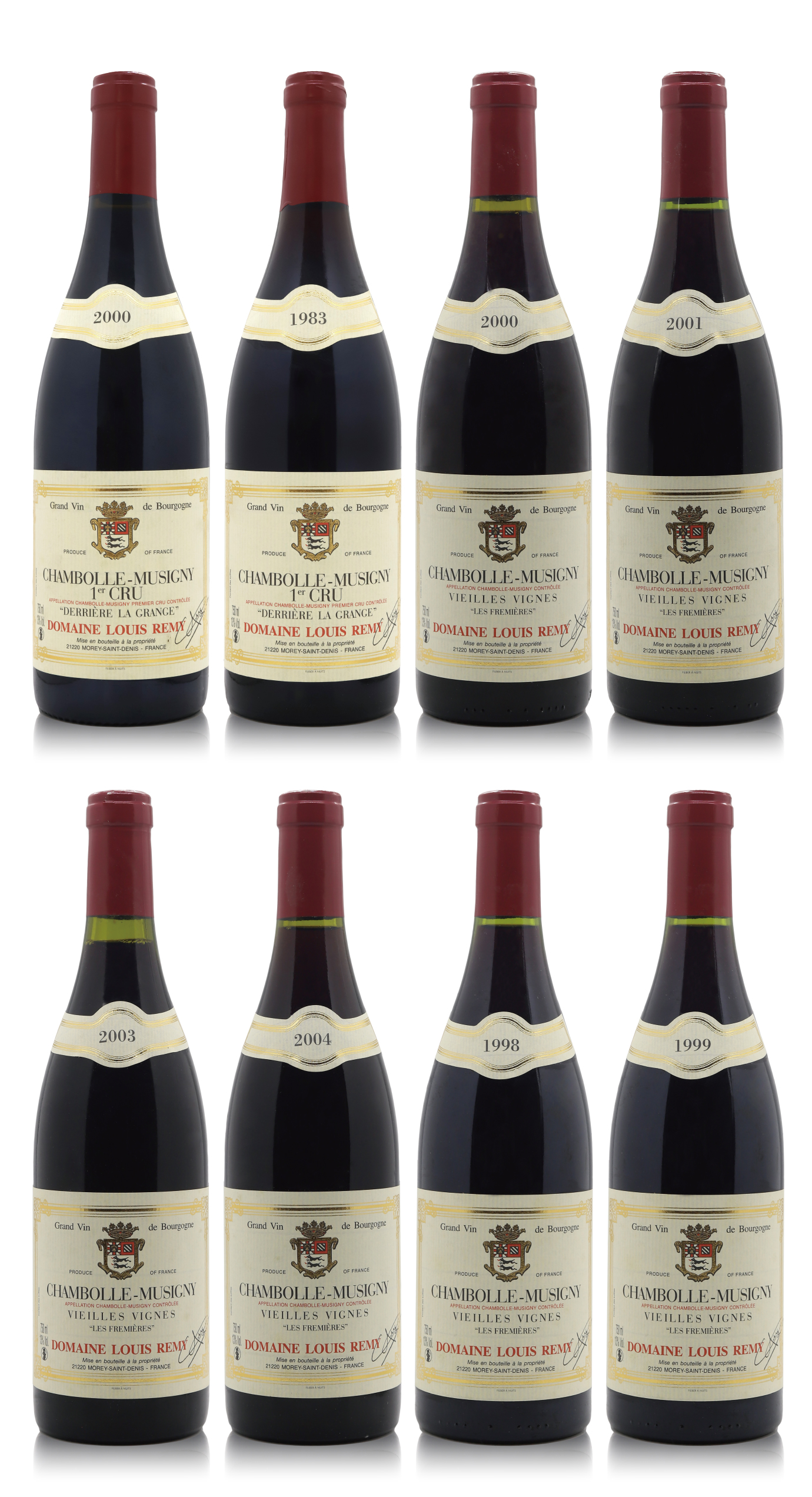 Domaine Louis remy ChambolleMusigny 1999 1999 Domaine Louis Remy