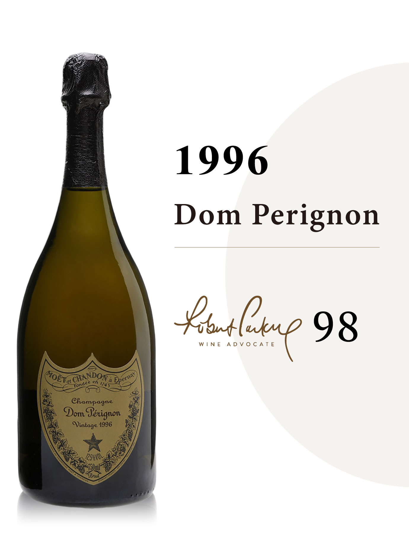 古酒 Dom Perignon Vintage 1996 ドン ペリニヨン ヴィンテージ Champagne シャンパーニュ ブリュット 750ml 12.5% 未開栓 Z15327N 1996 Dom Perignon Oenotheque Brut Gift Box - LMDT 天地人酒窖