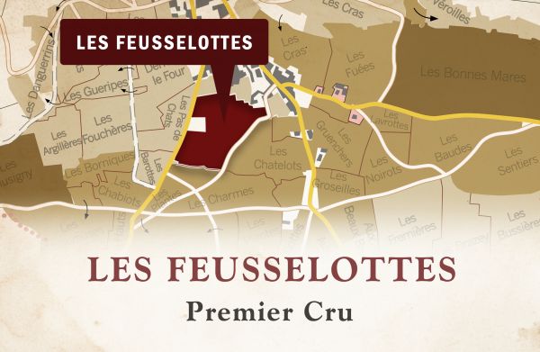 香波慕西尼風土縮影：絲絨般的夜丘風情Chambolle-Musigny 1er CruLes Feusselottes