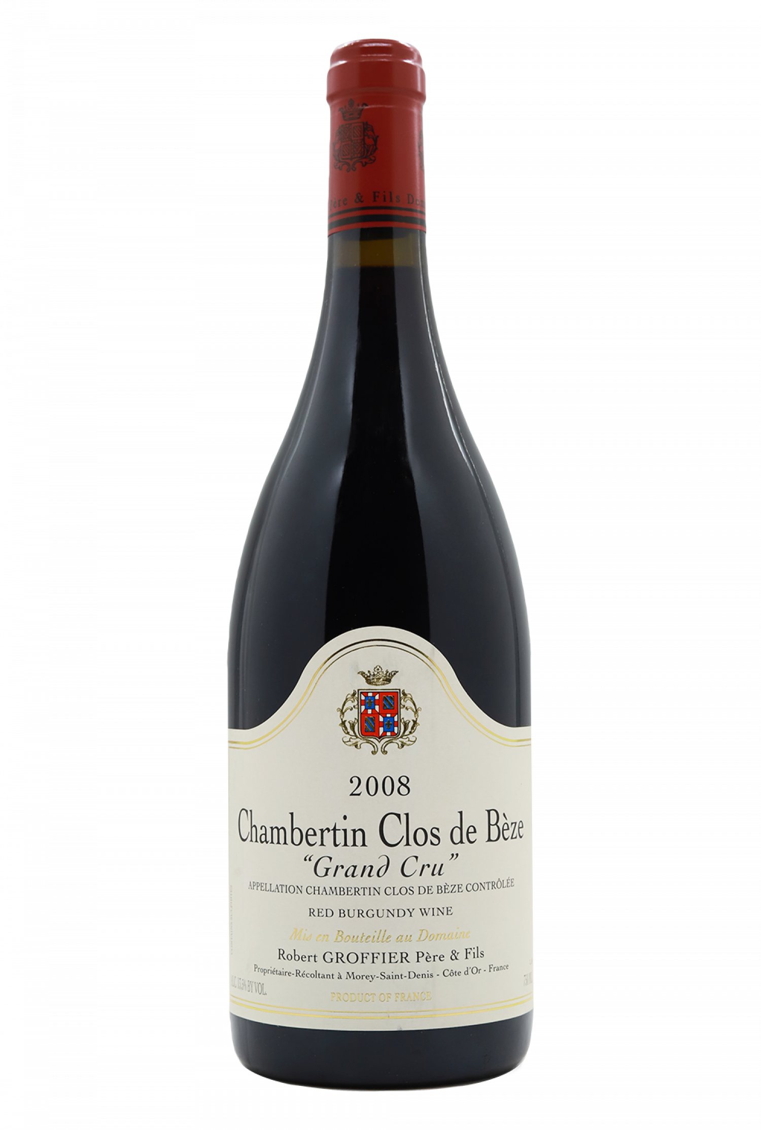 2008 Domaine Robert Groffier P&F Chambertin-Clos de Beze Grand Cru