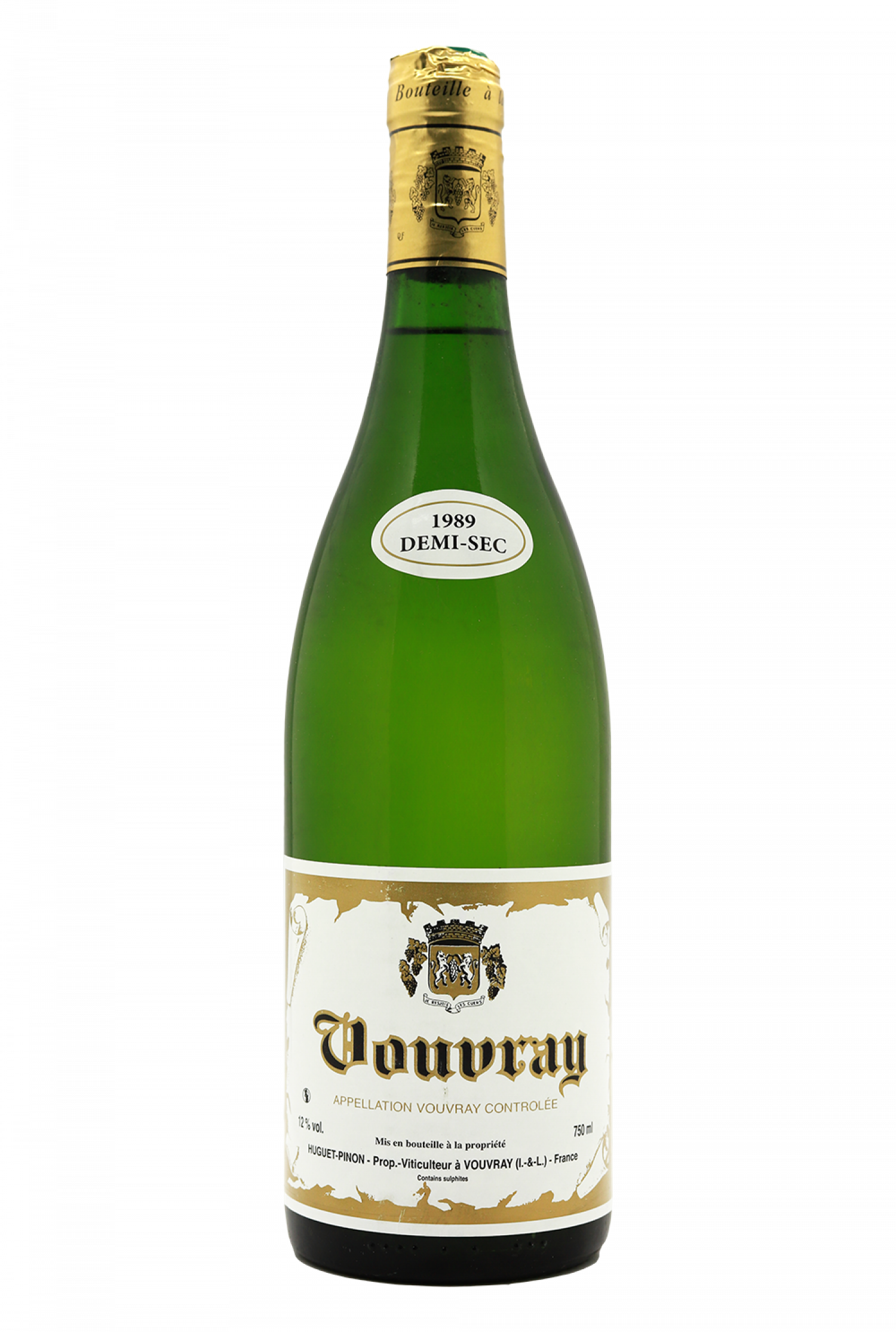 1989 Huguet Pinon Vouvray Demi-Sec Blanc