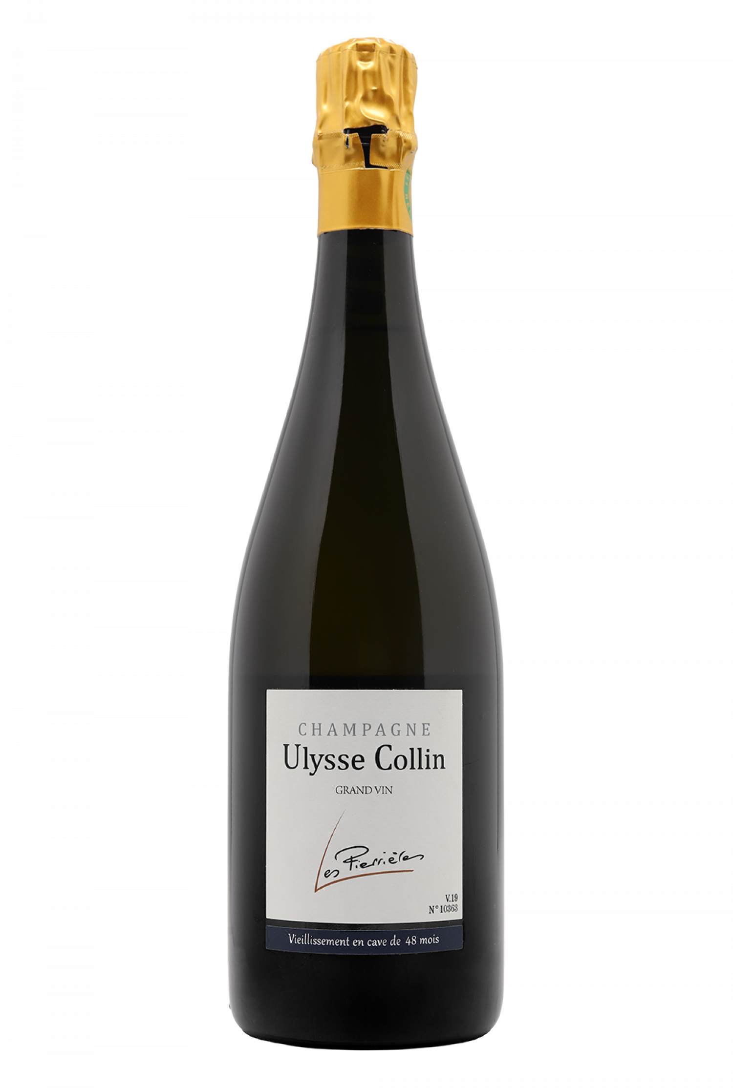 NV Ulysse Collin Les Pierrieres Blanc de Blancs Extra Brut Base 2019-48(Deg:2024/02/05)