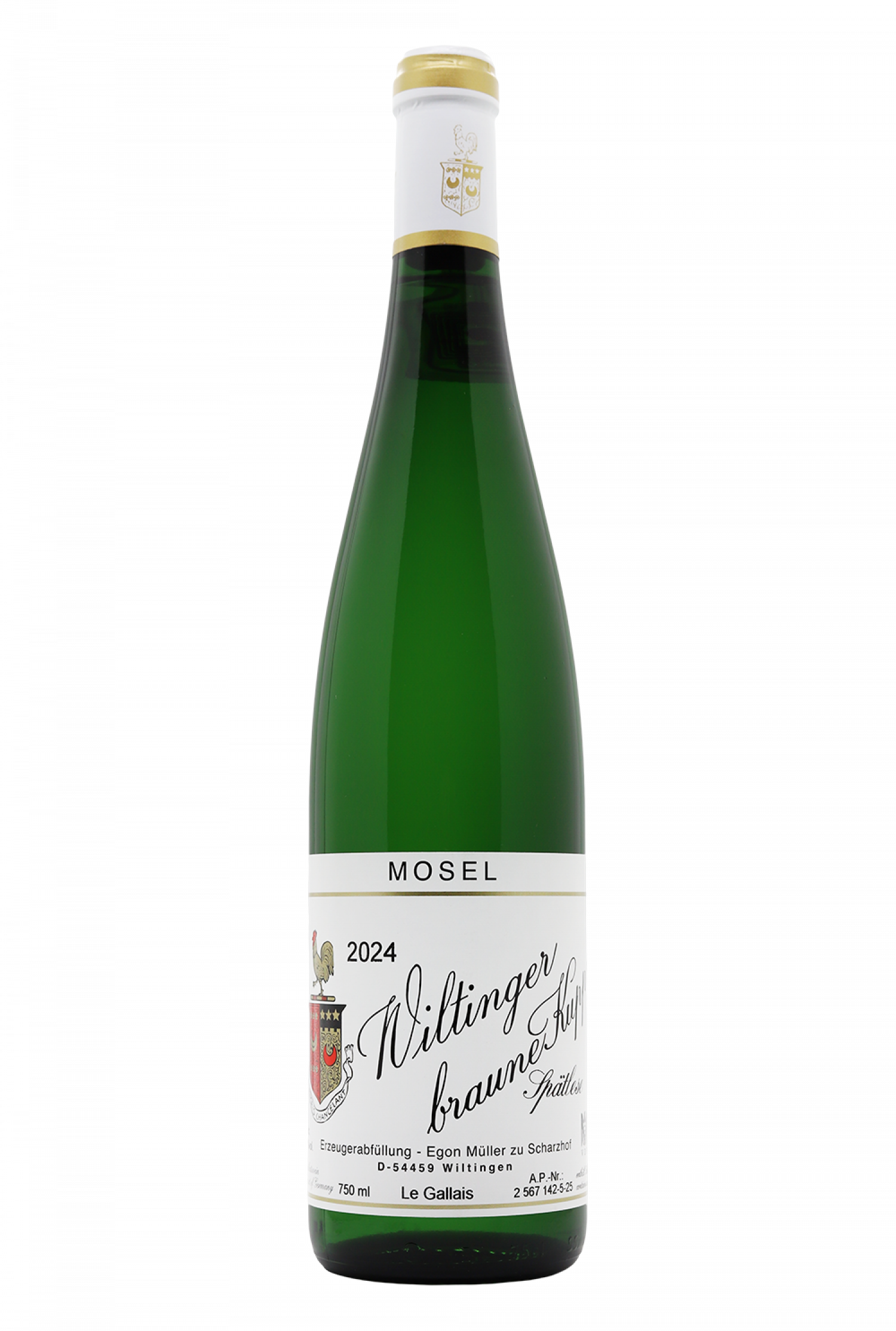 2024 Egon Muller Le Gallais Wiltinger Braune Kupp Riesling Spatlese Mosel