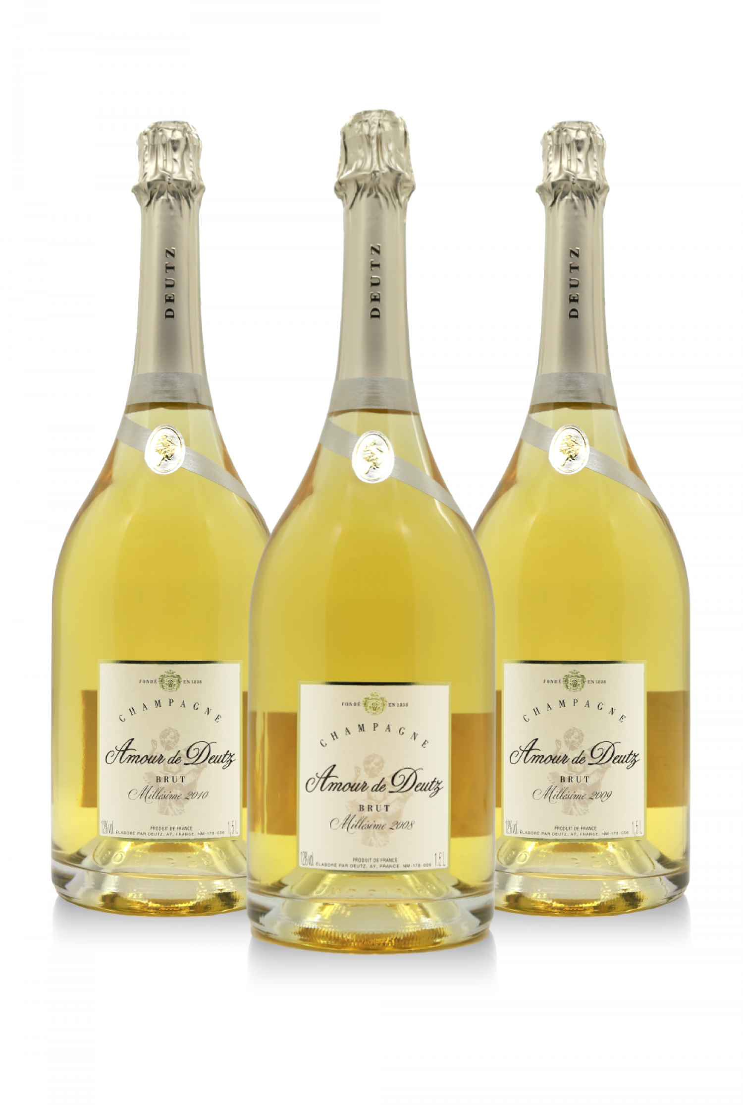 Deutz Amour de Deutz Blanc de Blancs Brut Magnum Assortiment (2008,2009,2010)