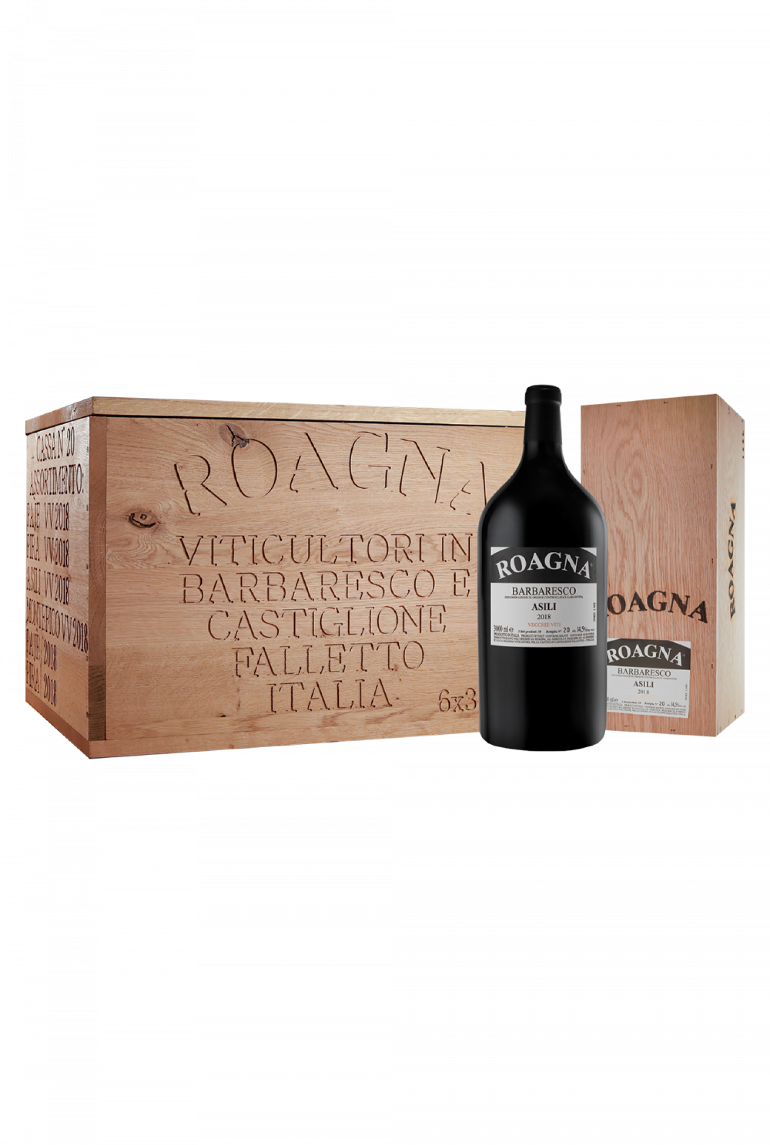 2018 Roagna Queen Assortiment Case 3L (Paje VV, Paje, Pira VV, Pira, Asilli VV, Montefico VV)
