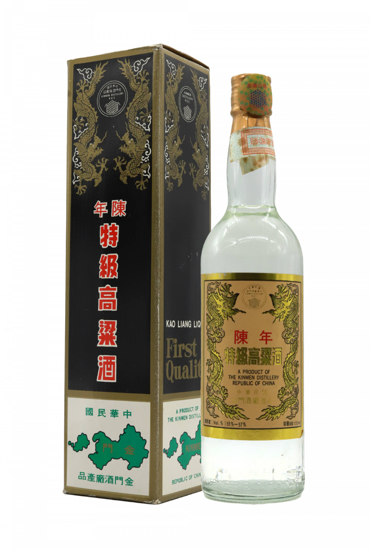 金門高粱 黑金剛 陳年特級金門高粱 民國81年 600ml