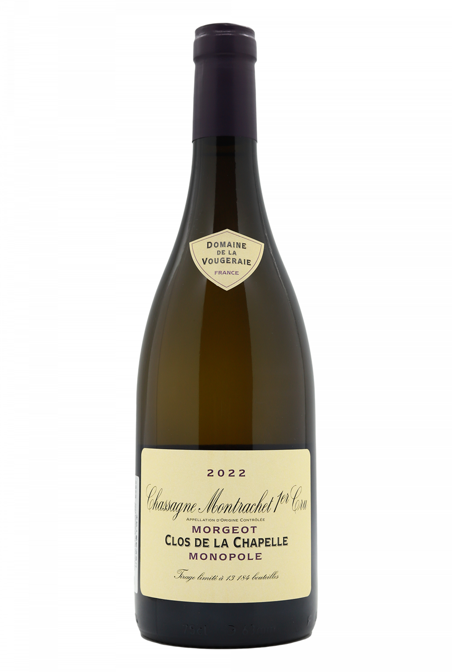 2022 Domaine de la Vougeraie Chassagne Montrachet 1er Cru Morgeot Clos de la Chapelle Monopole Blanc