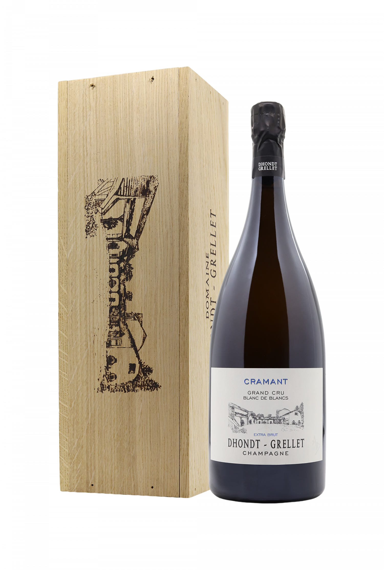 NV Dhondt-Grellet Cramant Blanc de Blancs Grand Cru Extra Brut Magnum