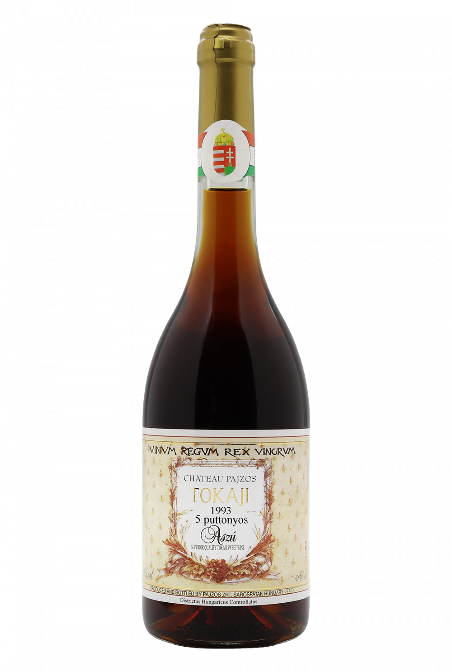 1993 Chateau Pajzos Tokaji Aszu 5P 500ml
