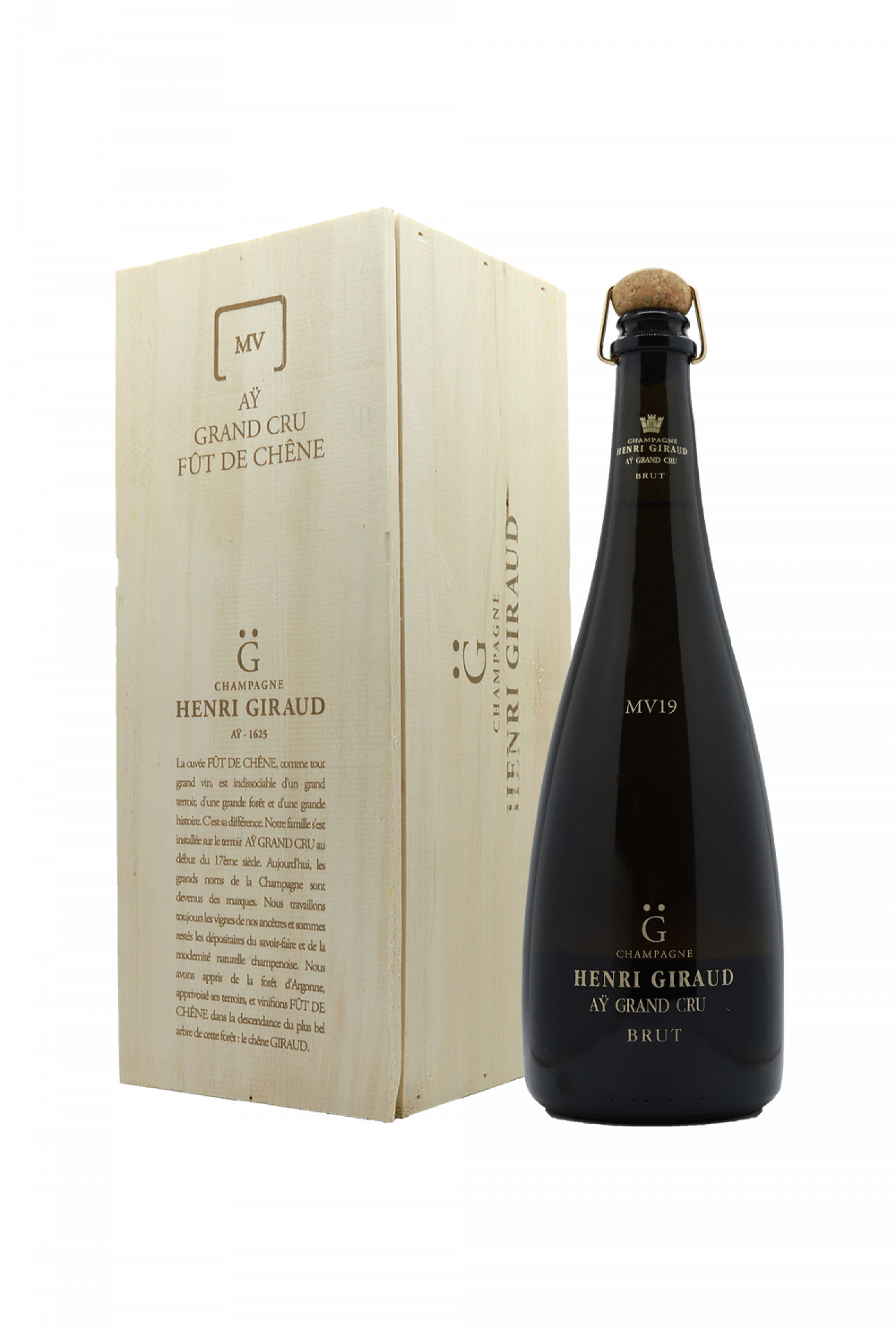 NV Henri Giraud Fut de Chene MV19 Ay Grand Cru Brut Gift Box