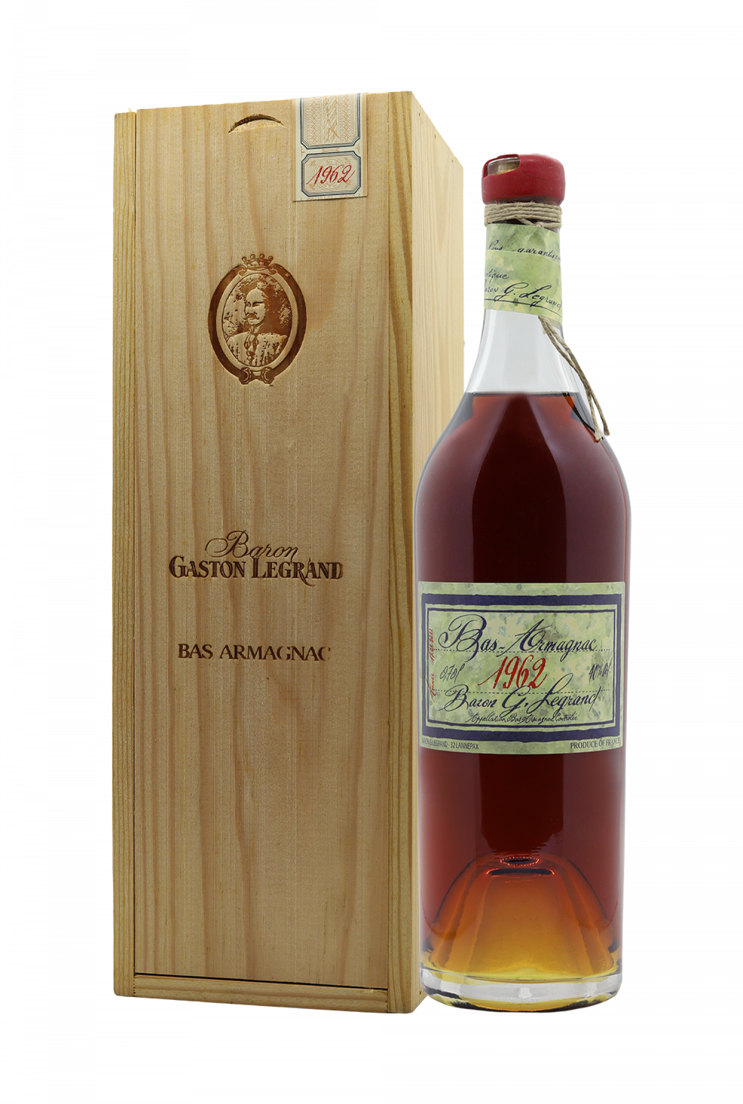 1962 Baron Gaston Legrand Lheraud Bas Armagnac 利豪雅馬邑