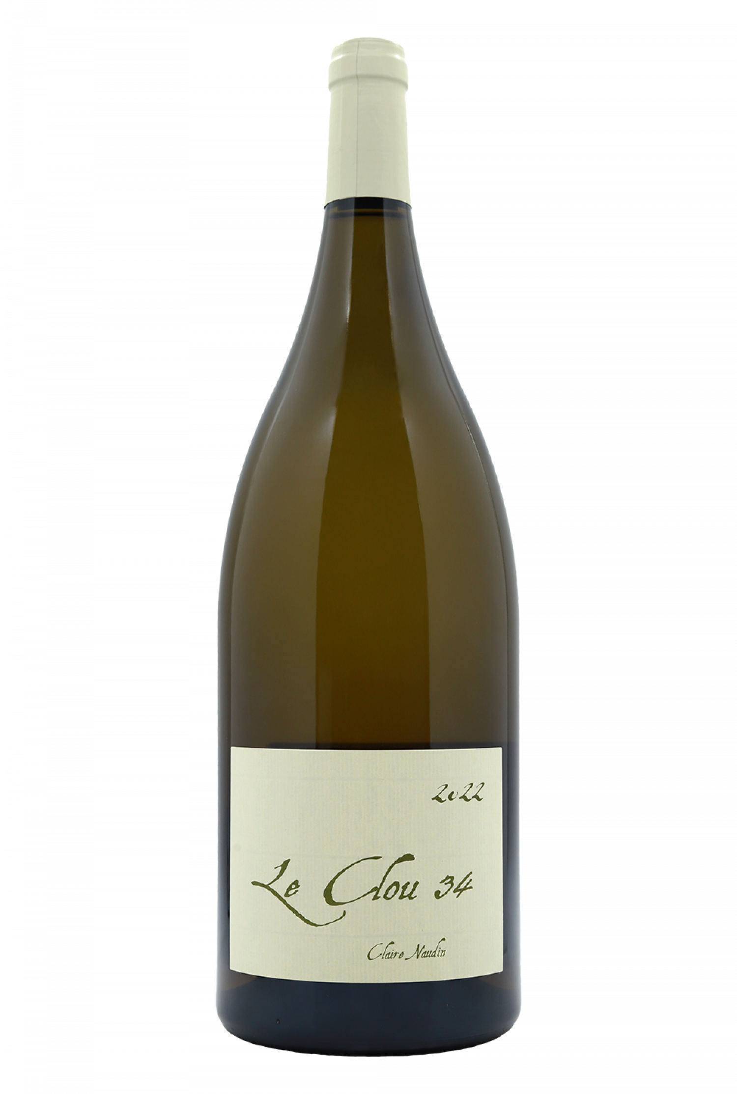 2022 Claire Naudin Vin de France Aligote Le Clou 34 Magnum