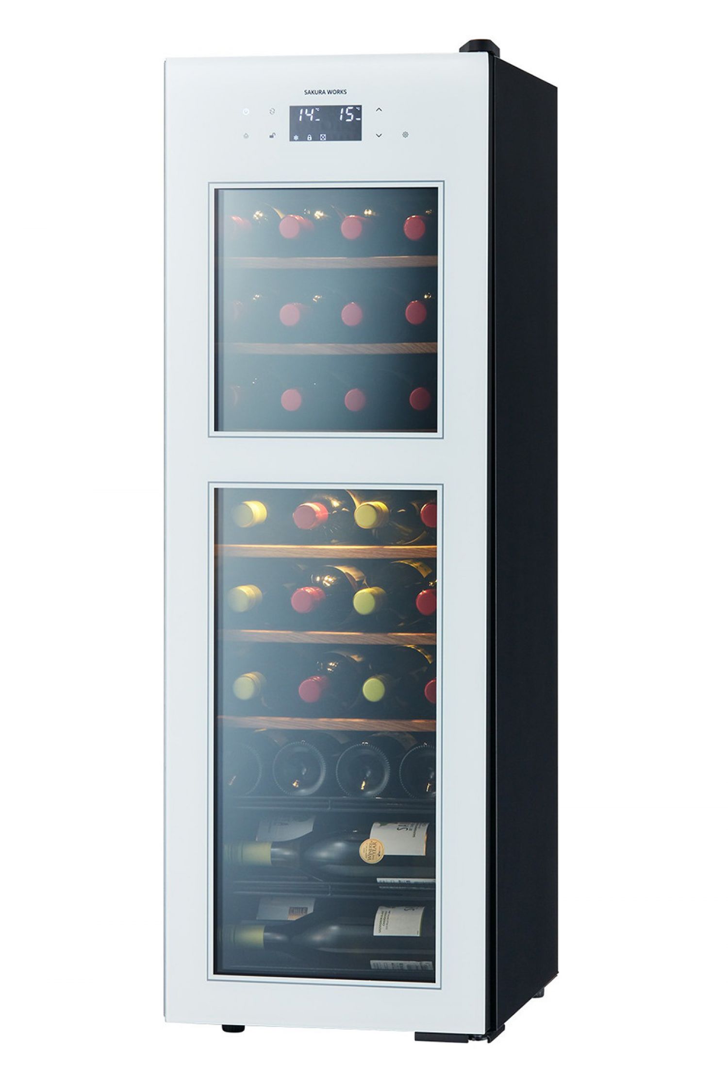 Sakura Works SA38 0℃ 雙溫酒櫃-白色