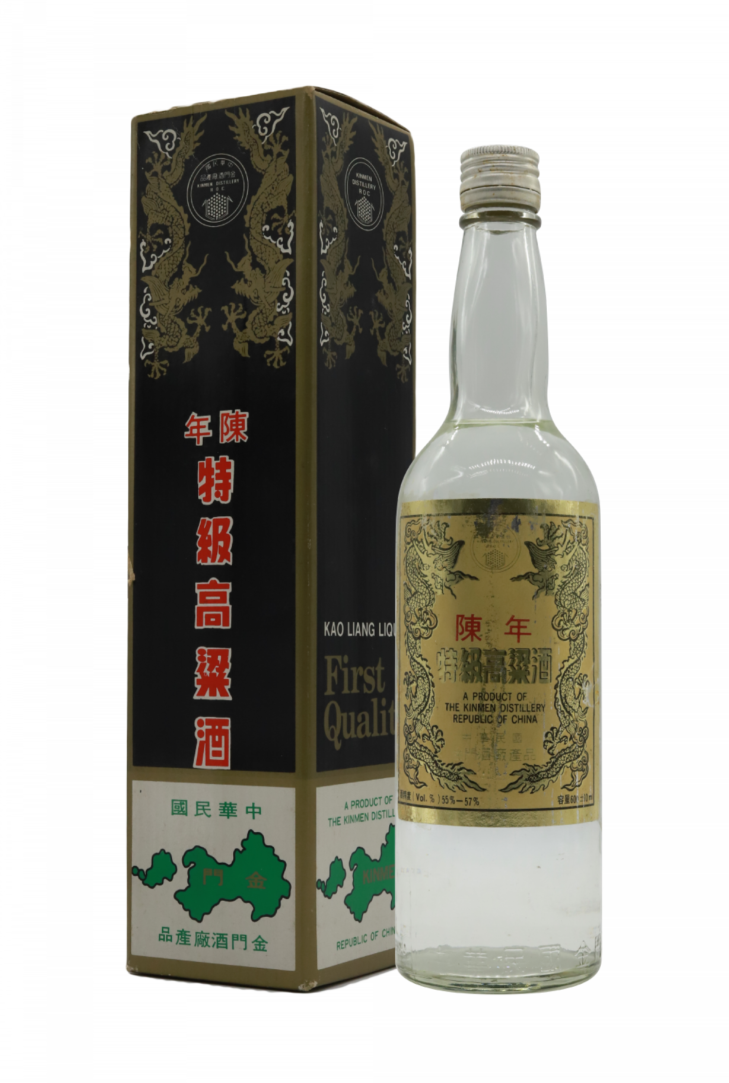 金門高粱 黑金剛 陳年特級金門高粱 民國68年 600ml