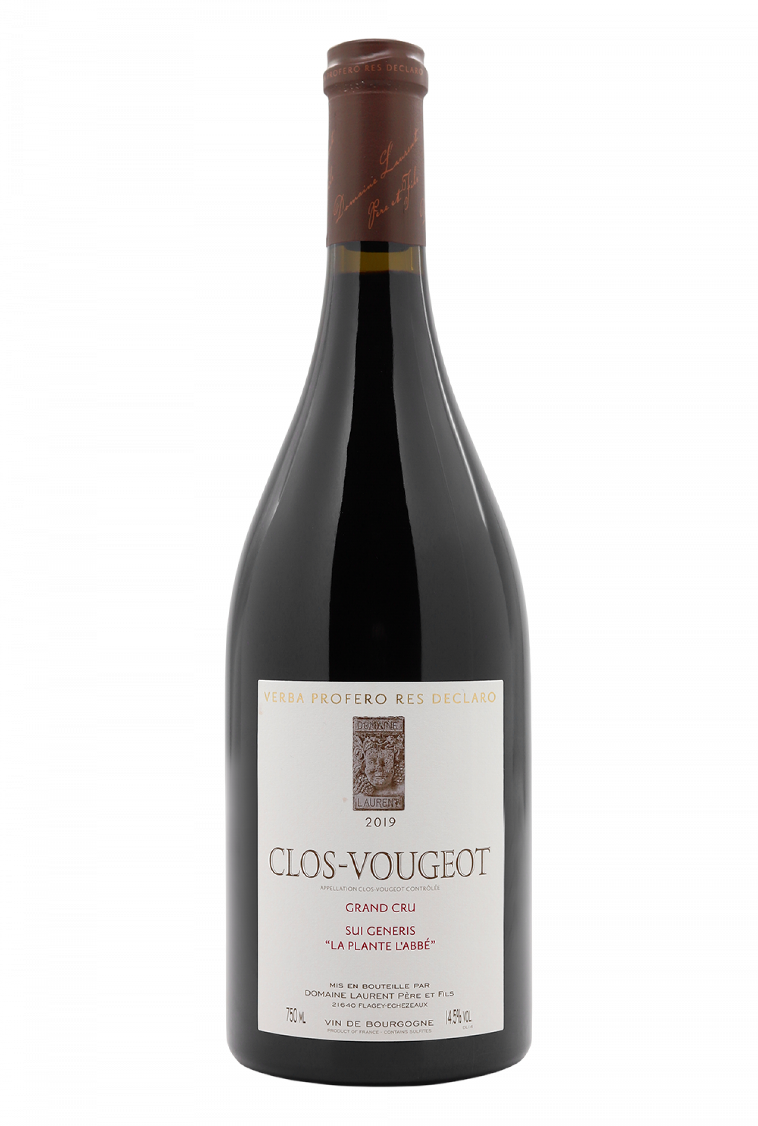 2019 Domaine Laurent P&F Clos Vougeot Grand Cru Cuvee Sui Generis La Plante l′Abbe Vieilles Vignes
