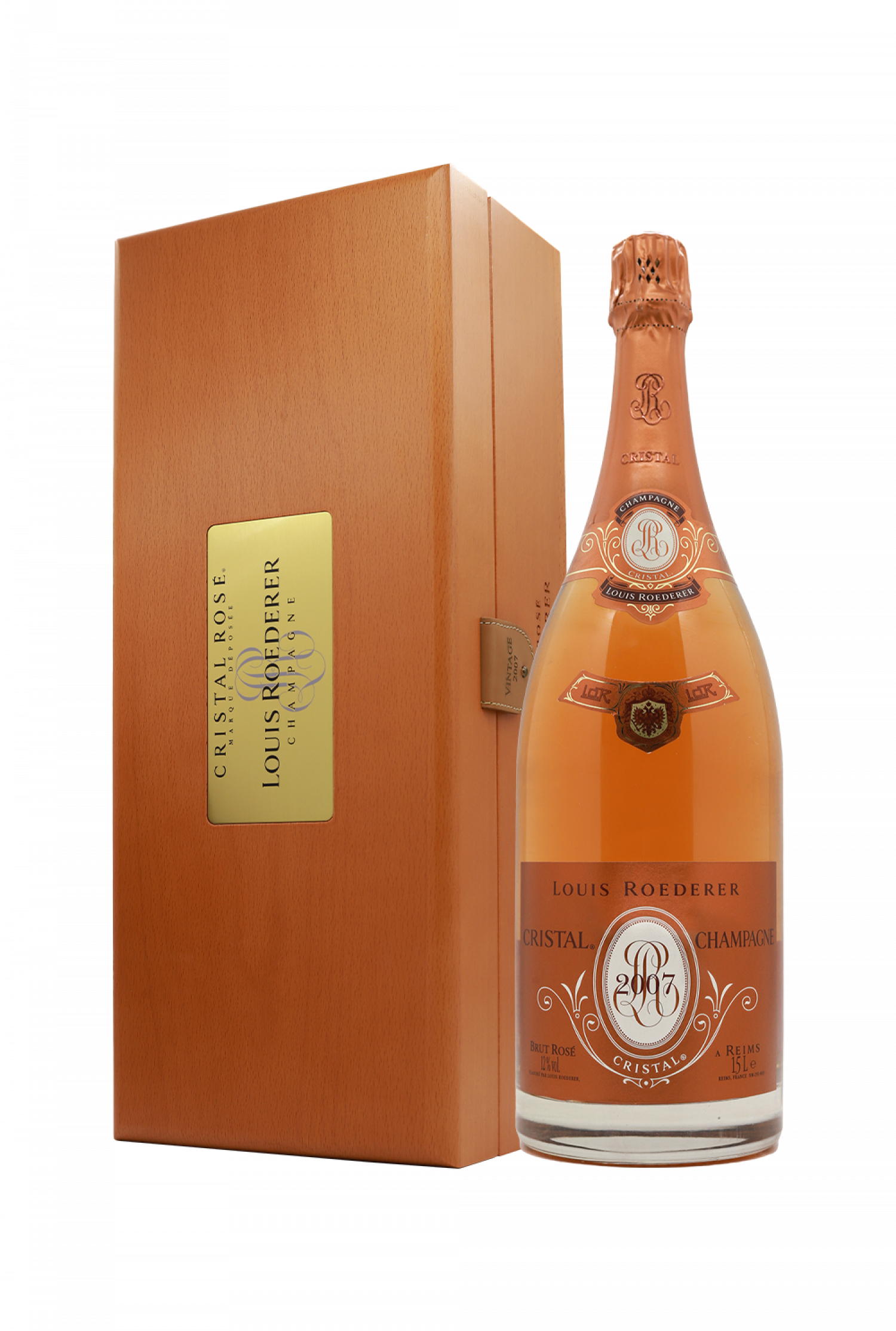 2007 Louis Roederer Cristal Brut Rose Gift Box Magnum