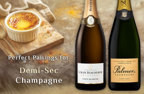 酒中寵兒！Demi-Sec香檳如何搭餐？Perfect Pairings for Demi-Sec Champagne