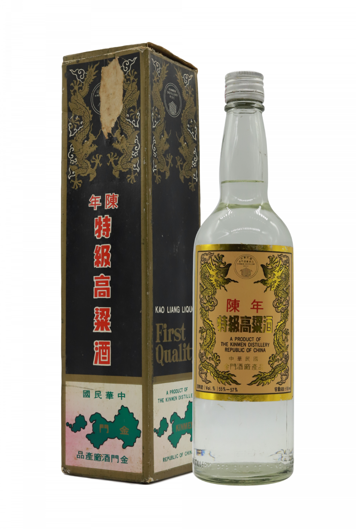 金門高粱 黑金剛 陳年特級金門高粱 民國71年 600ml