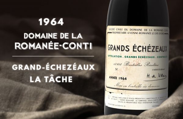 1964天賜奇蹟：六十年DRC特級園老酒1964 Domaine de la Romanée-ContiLa Tâche／Grand-Échezéaux