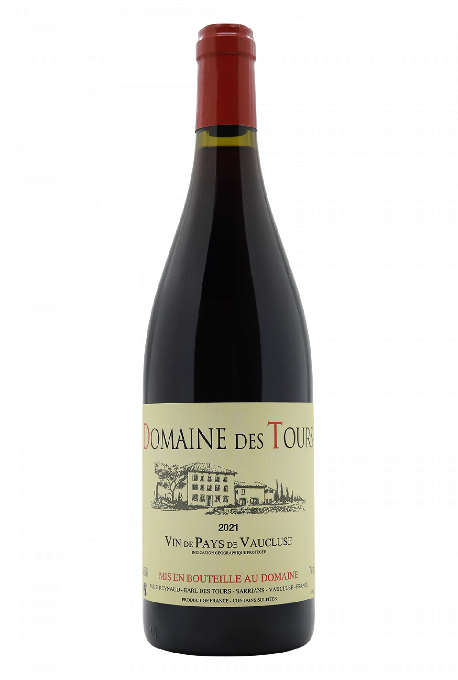 2021 Domaine des Tours Vin de Pays de Vaucluse Rouge ( Rayas )