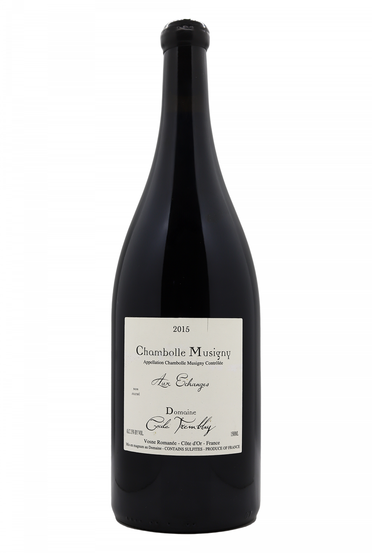 2015 Domaine Cecile Tremblay Chambolle-Musigny Aux Echanges Magnum