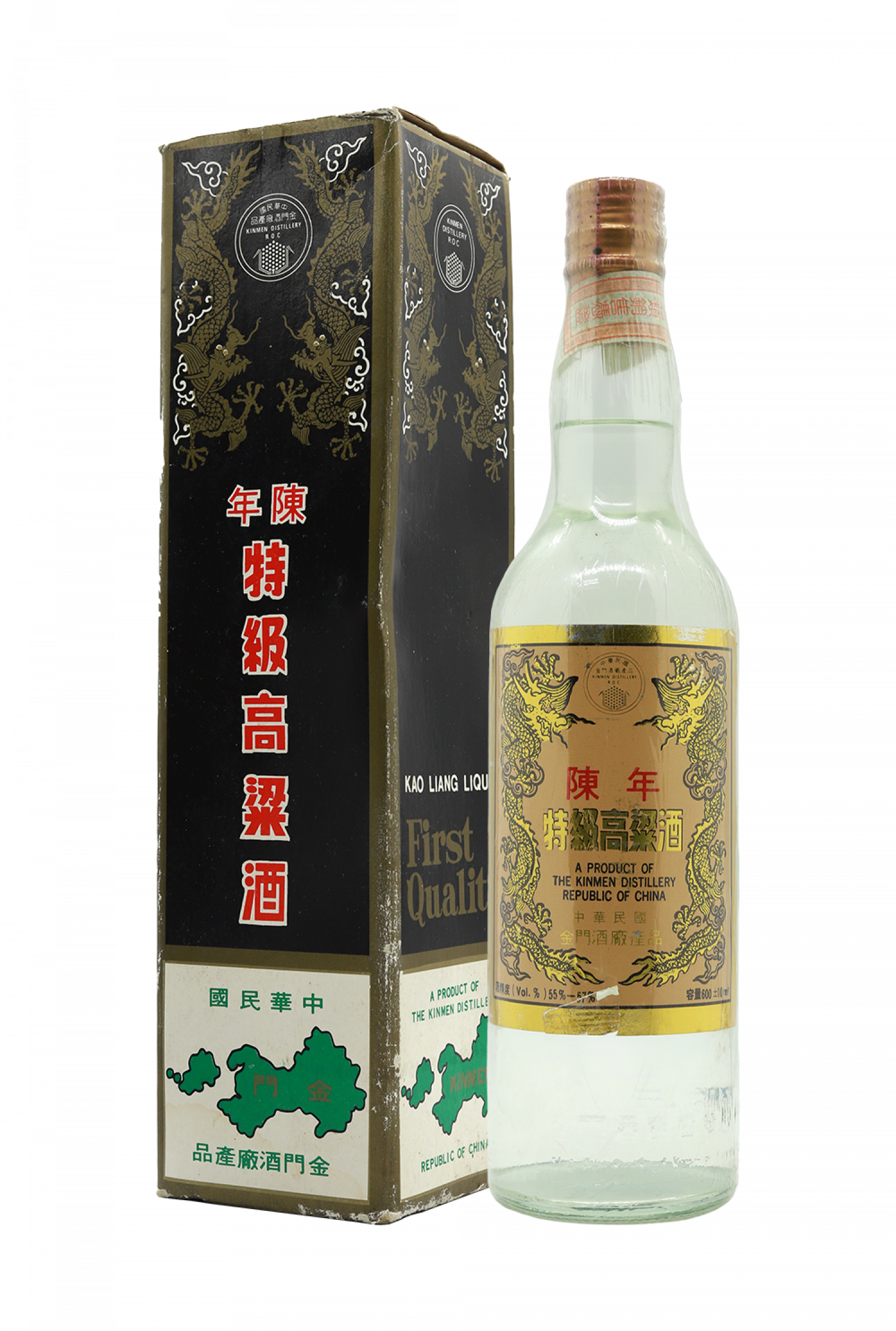 金門高粱 黑金剛 陳年特級金門高粱 民國83年 600ml