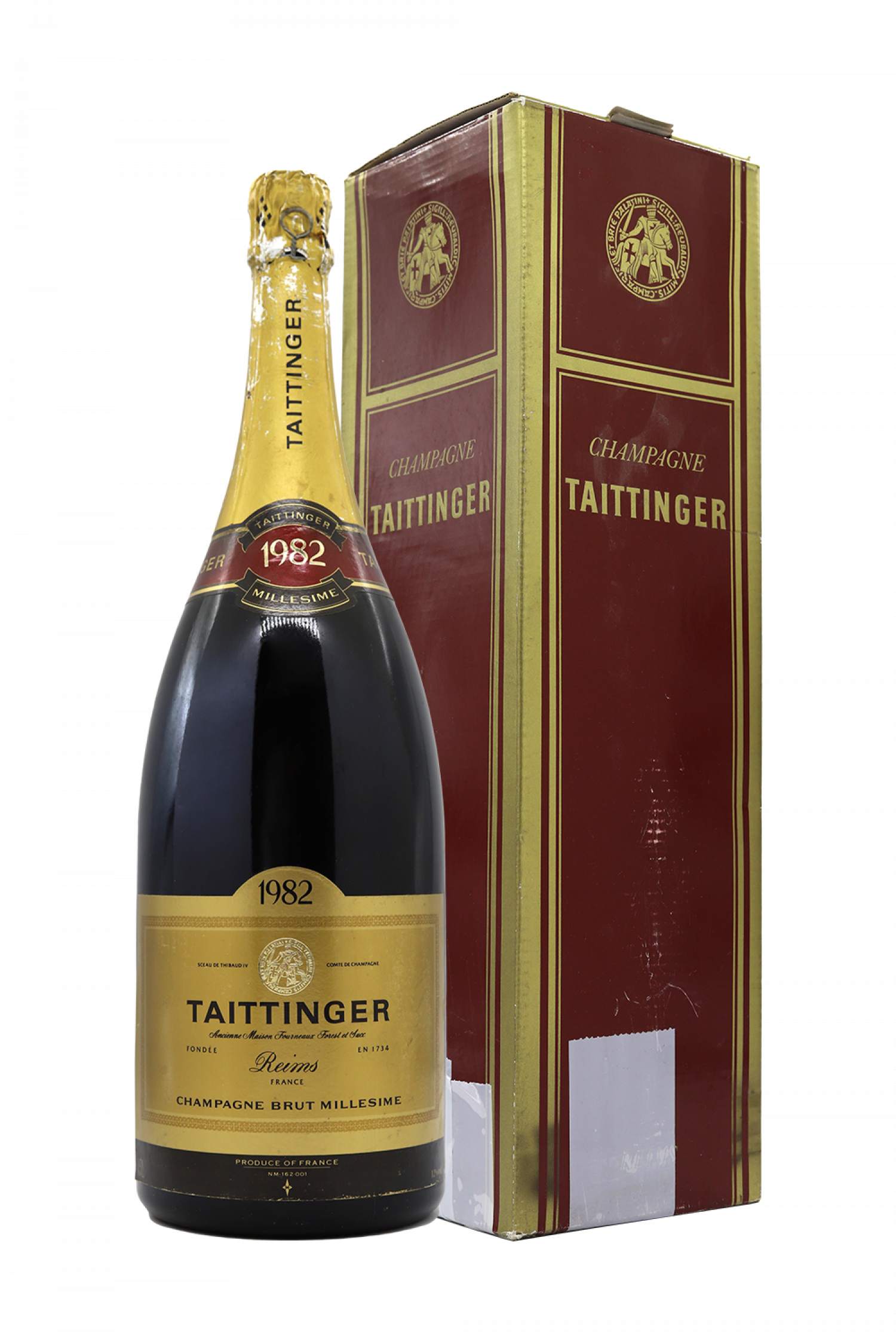 1982 Taittinger Brut Millesime Gift Box Magnum