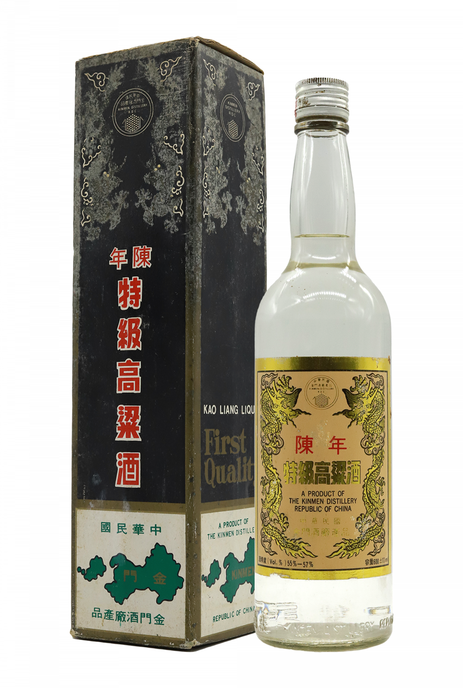 金門高粱 黑金剛 陳年特級金門高粱 民國76年 600ml