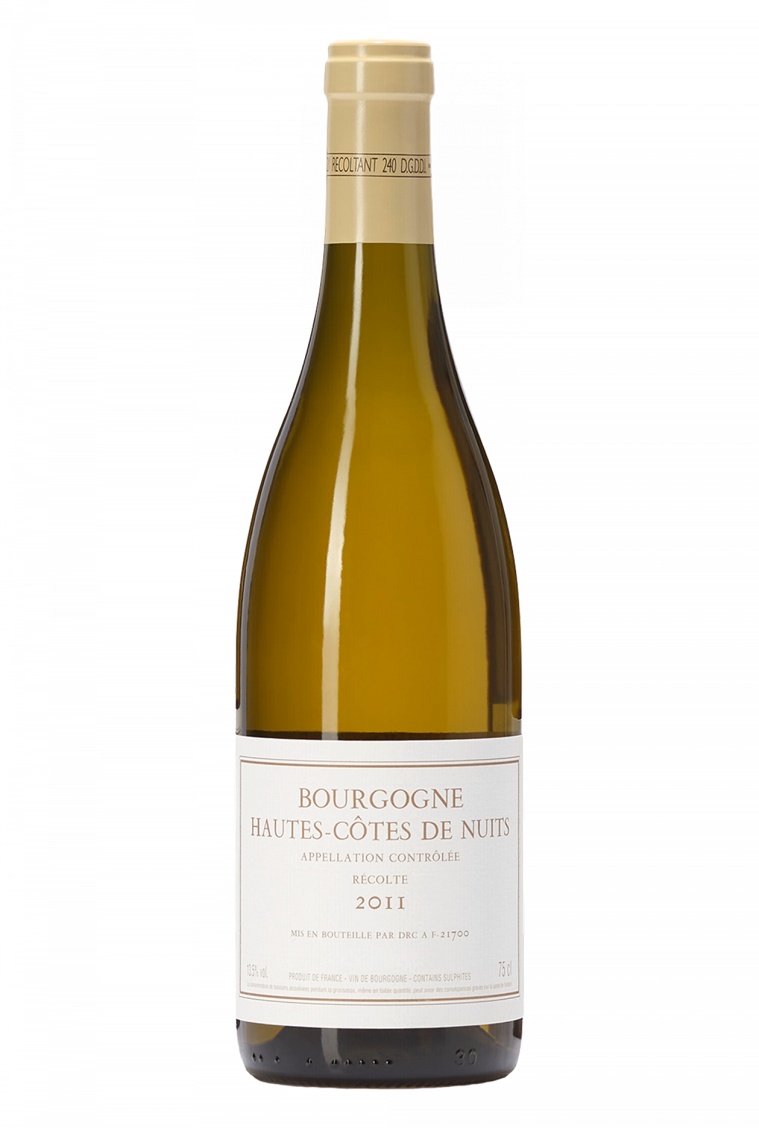 2011 Domaine De La Romanee-Conti Bourgogne Hautes Cotes De Nuits Blanc Selectionne Par Ficofi