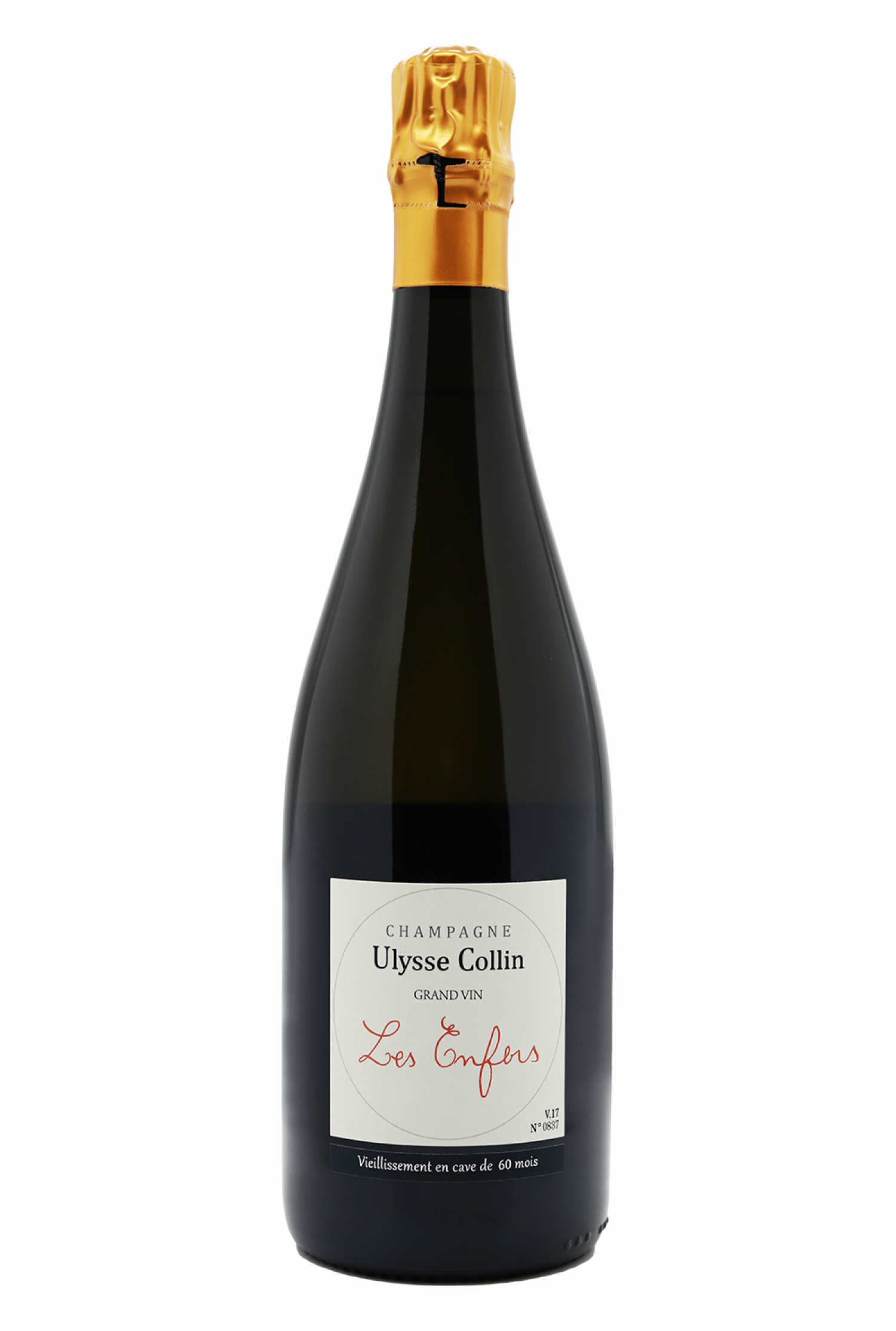 NV Ulysse Collin Les Enfers Blanc de Blancs Extra Brut Base 2017-60 (Deg:2023/02/14)