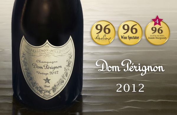 傳奇中的傳奇！權威酒評共同盛讚96分香檳2012 Dom Pérignon Brut