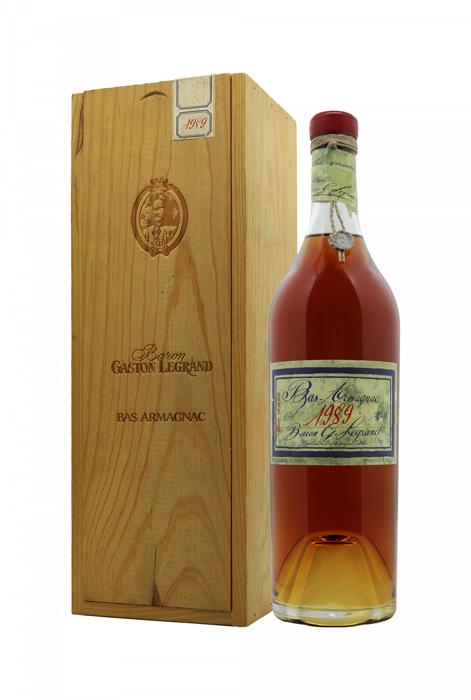 1989 Baron Gaston Legrand Lheraud Bas Armagnac 利豪雅馬邑