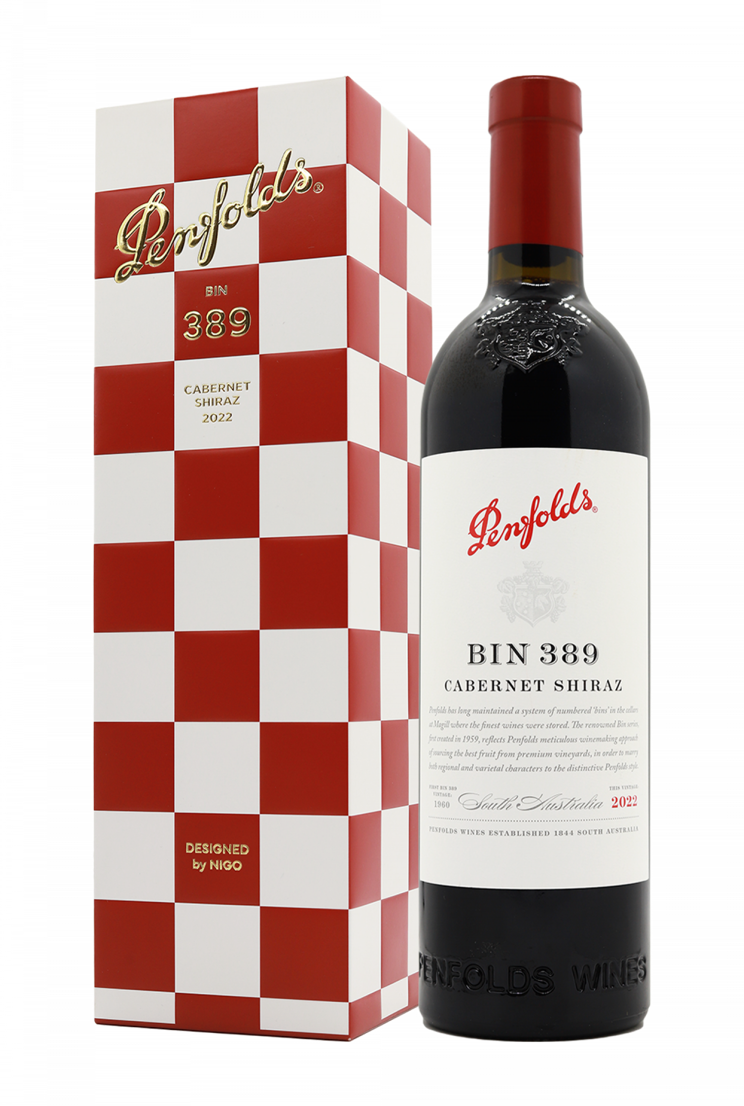 2022 Penfolds Bin 389 Cabernet Shiraz Gift Box By Nigo