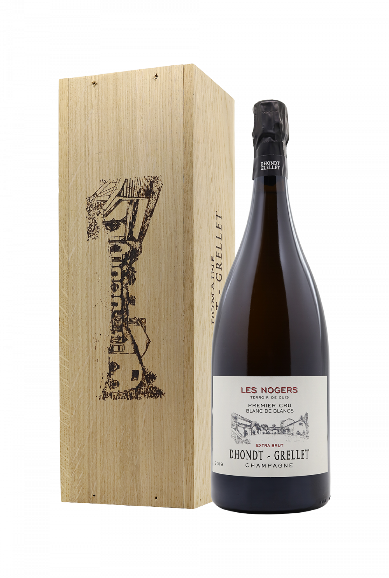 2019 Dhondt-Grellet Les Nogers Blanc de Blancs Premier Cru Extra Brut Magnum