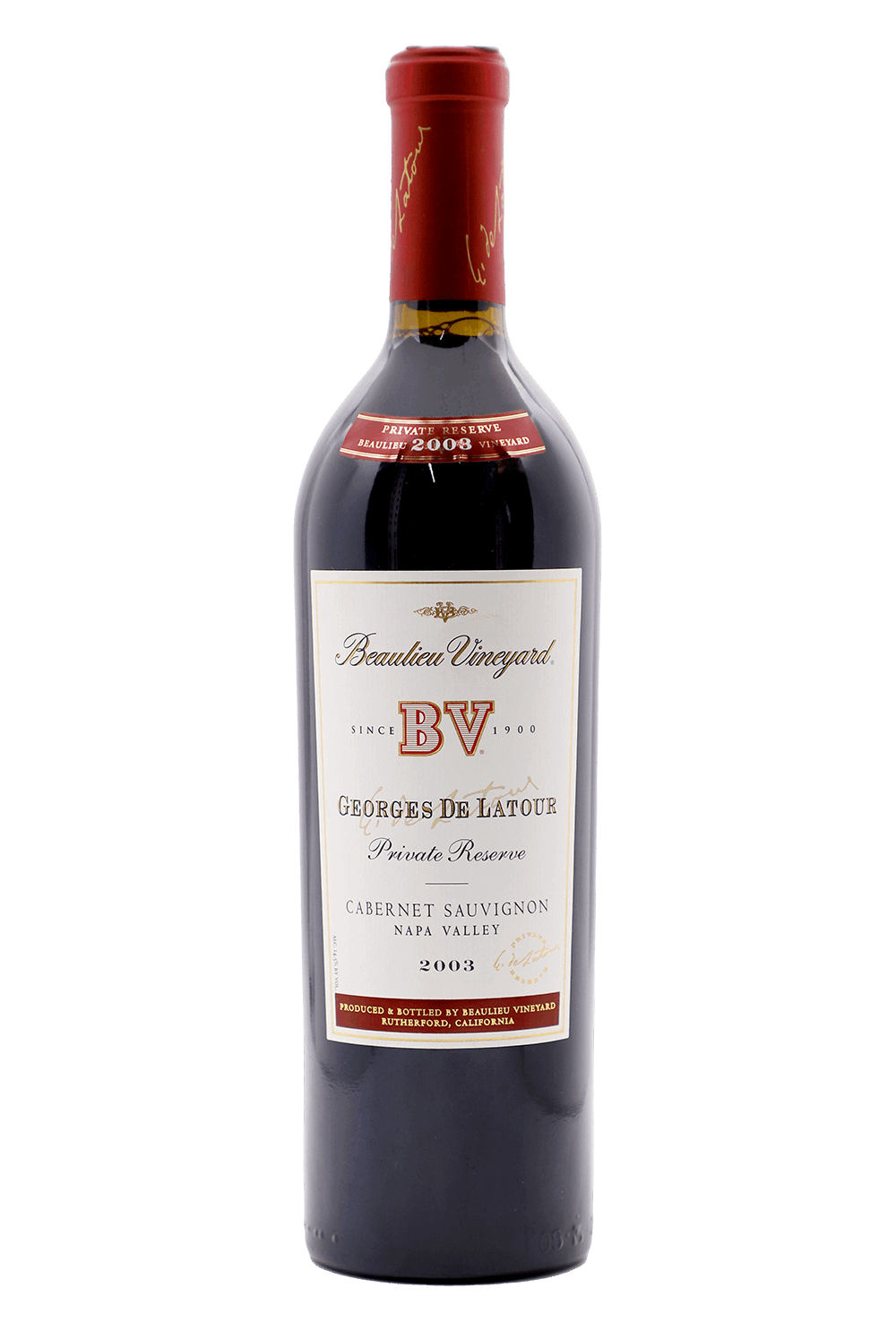 2003 Beaulieu Vineyard BV Georges De Latour Private Reserve Cabernet Sauvignon