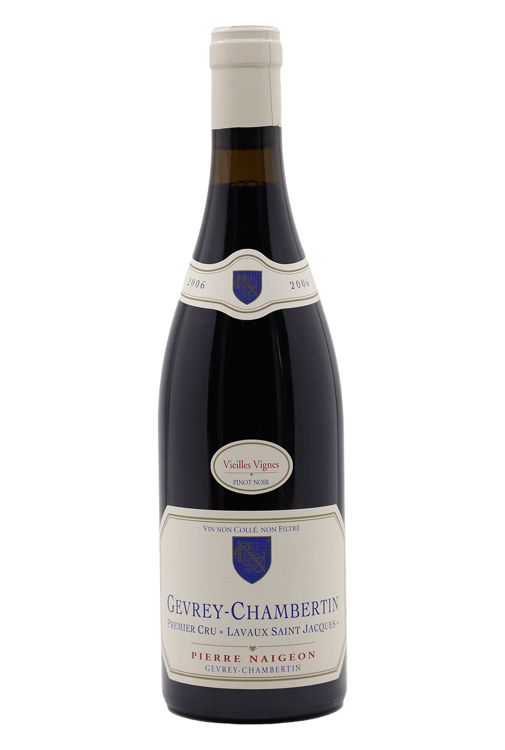 2006 Domaine Pierre Naigeon Gevrey Chambertin 1er Cru Lavaux Saint Jacques Vieilles Vignes