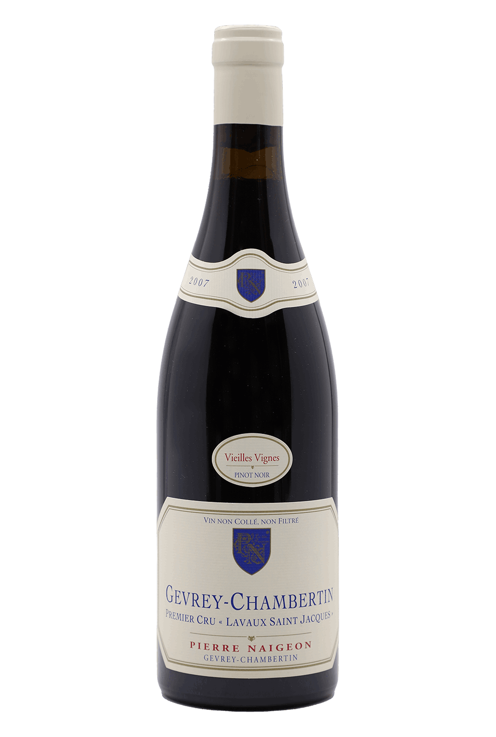 2007 Domaine Pierre Naigeon Gevrey Chambertin 1er Cru Lavaux Saint Jacques Vieilles Vignes