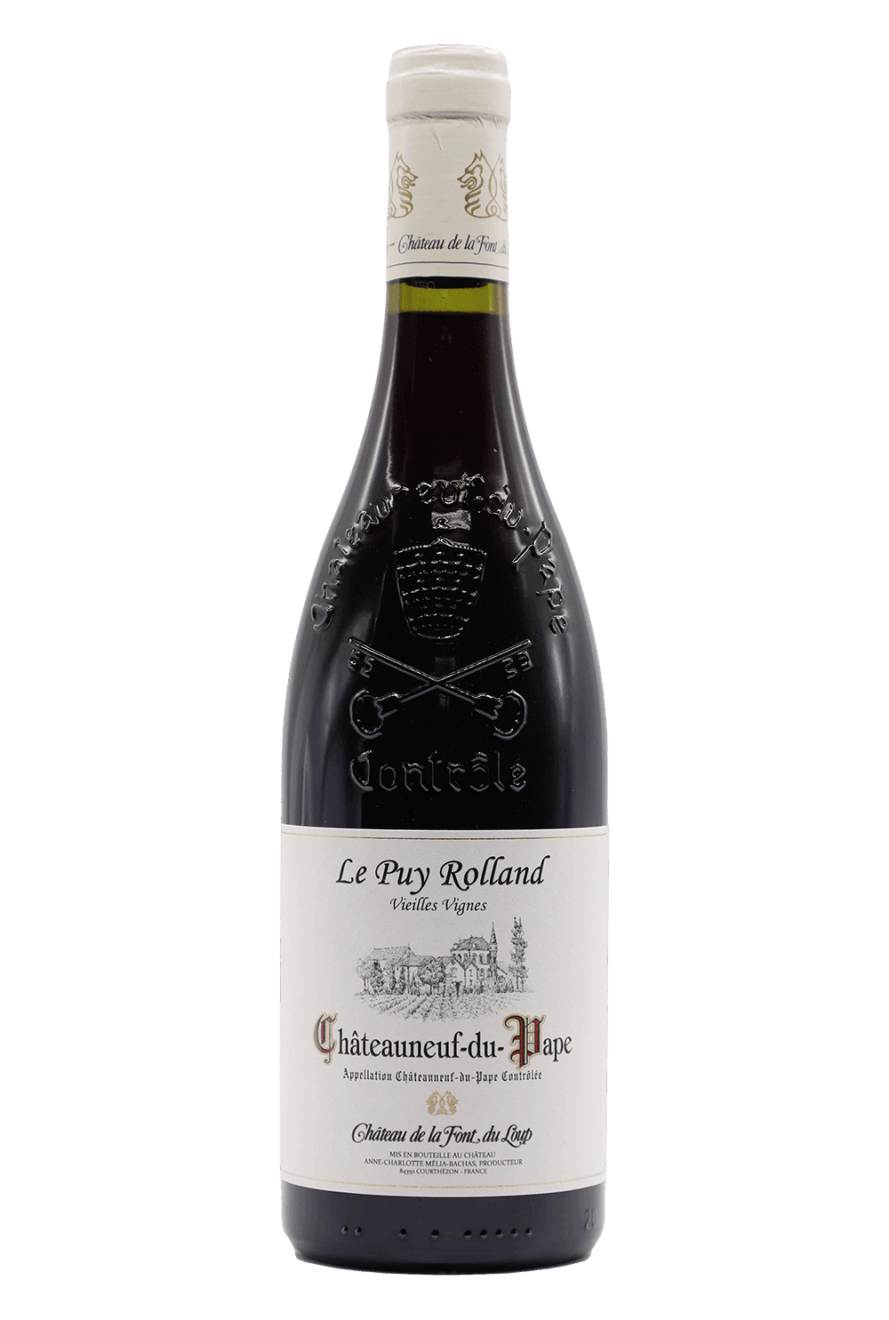 2019 Chateau De La Font Du Loup Chateauneuf Du Pape Le Puy Rolland Vieilles Vignes