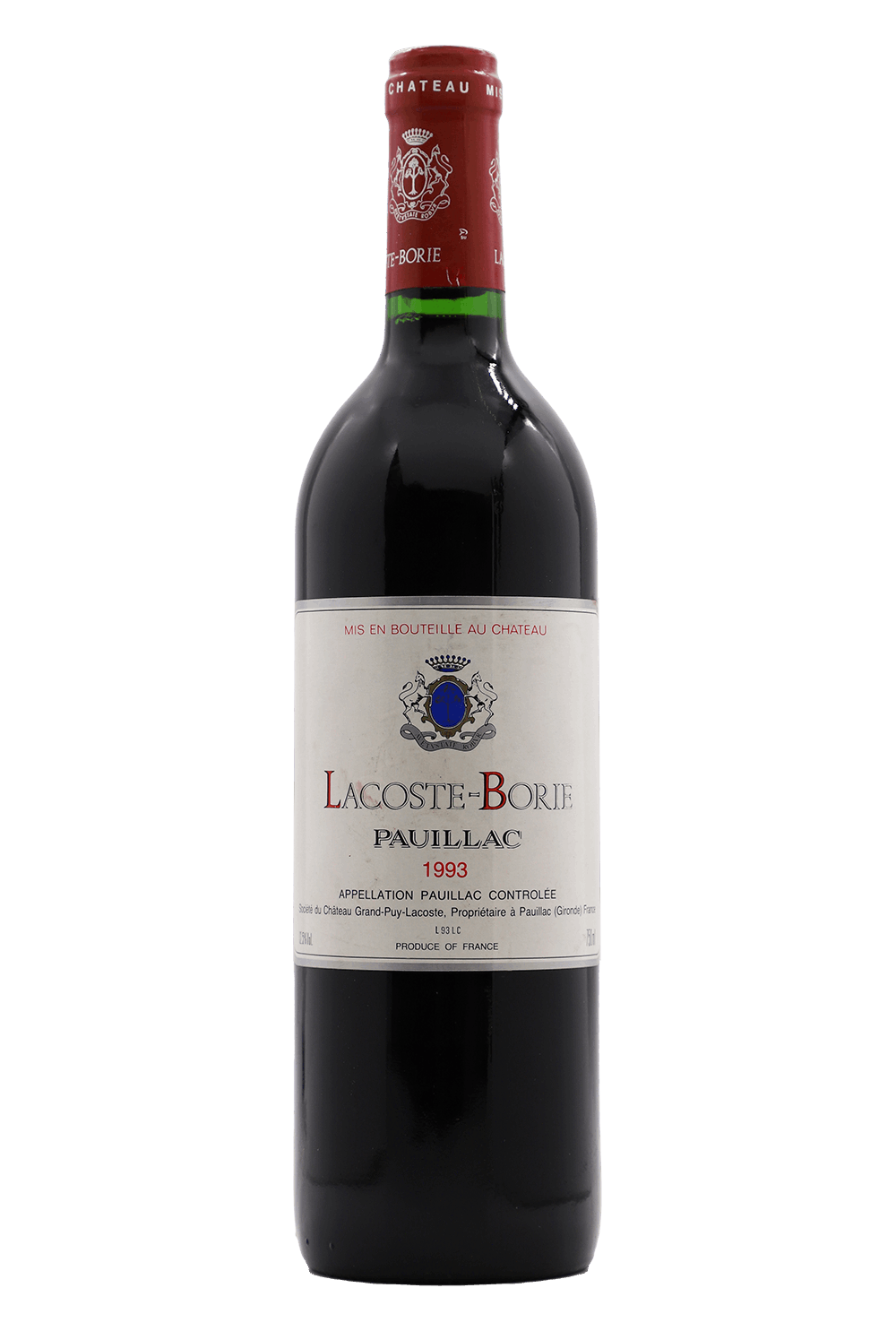 1993 Chateau Lacoste Borie Pauilla