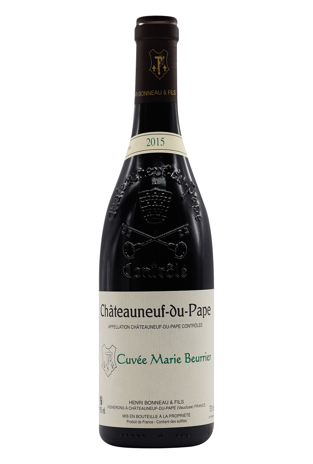 2015 Henri Bonneau Chateauneuf Du Pape Cuvee Marie Beurrier Rouge