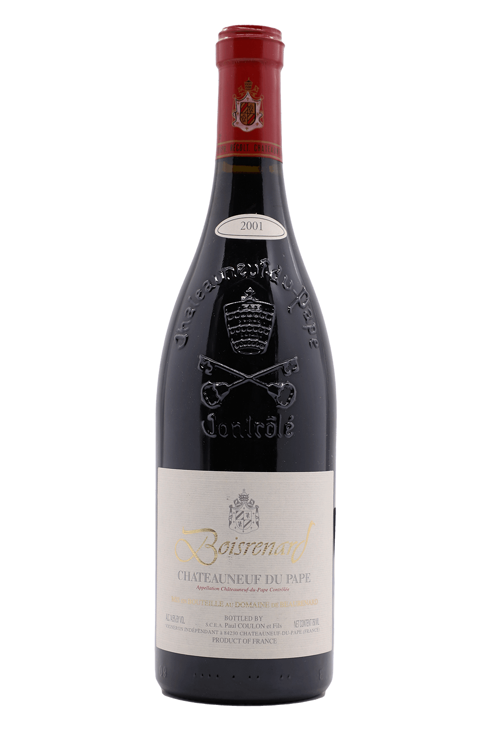 2001 Domaine De Beaurenard Boisrenard Chateauneuf Du Pape Rouge