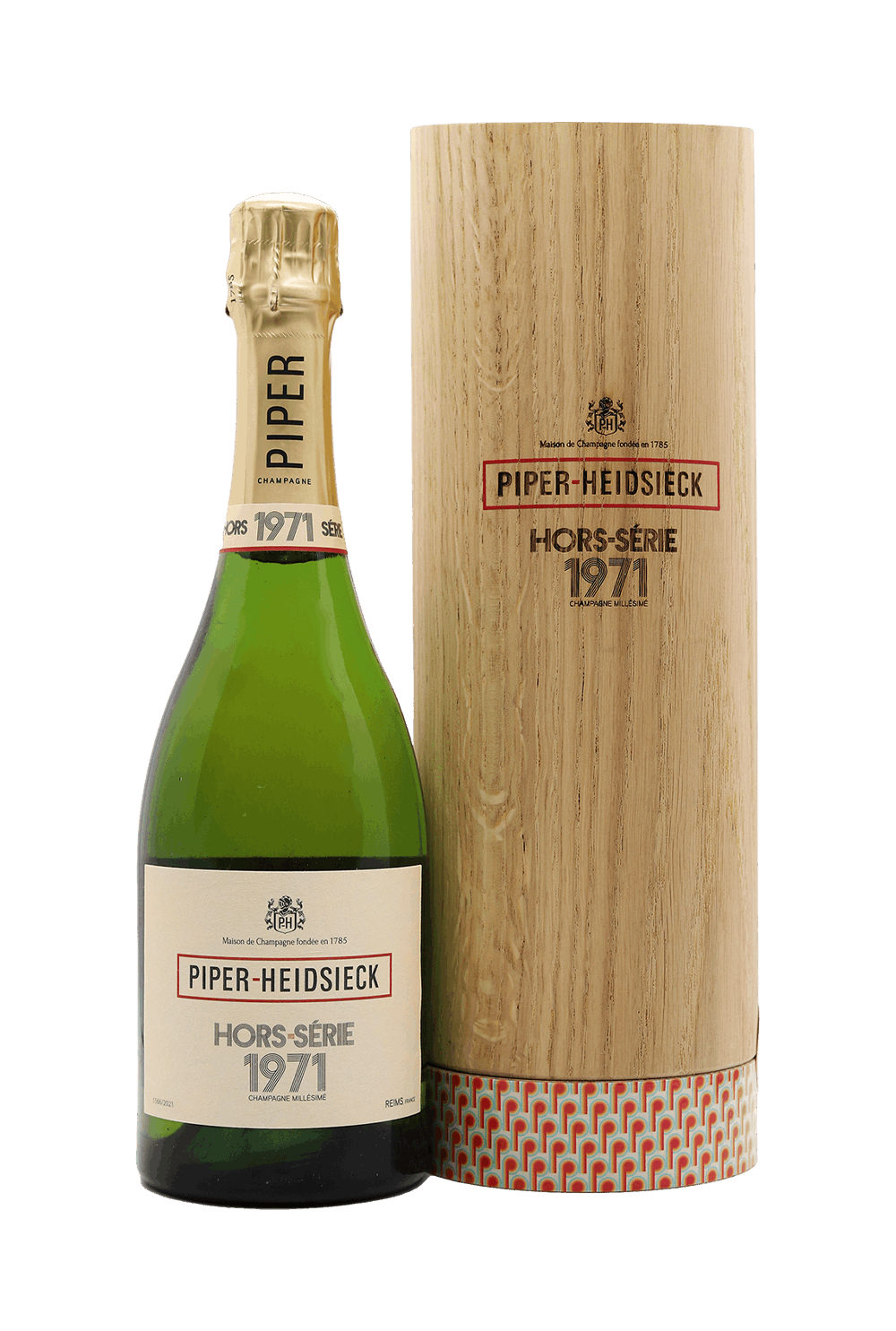 1971 Piper Heidsieck Hors Serie Wooden Gift Box