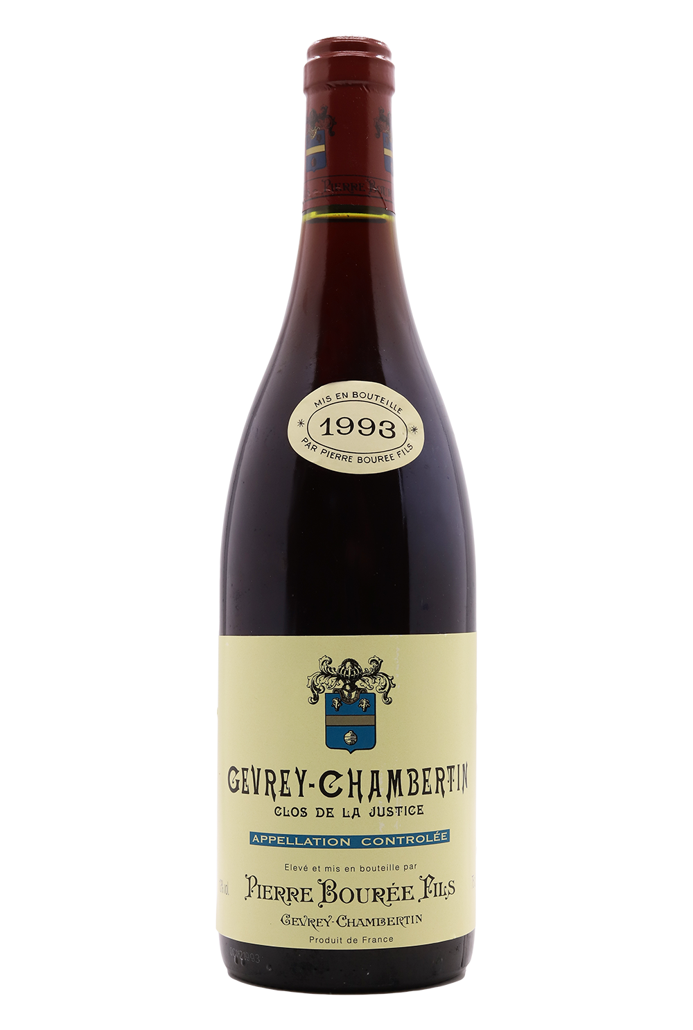 1993 Pierre Bouree Fils Gevrey Chambertin Clos De La Justice Monopole