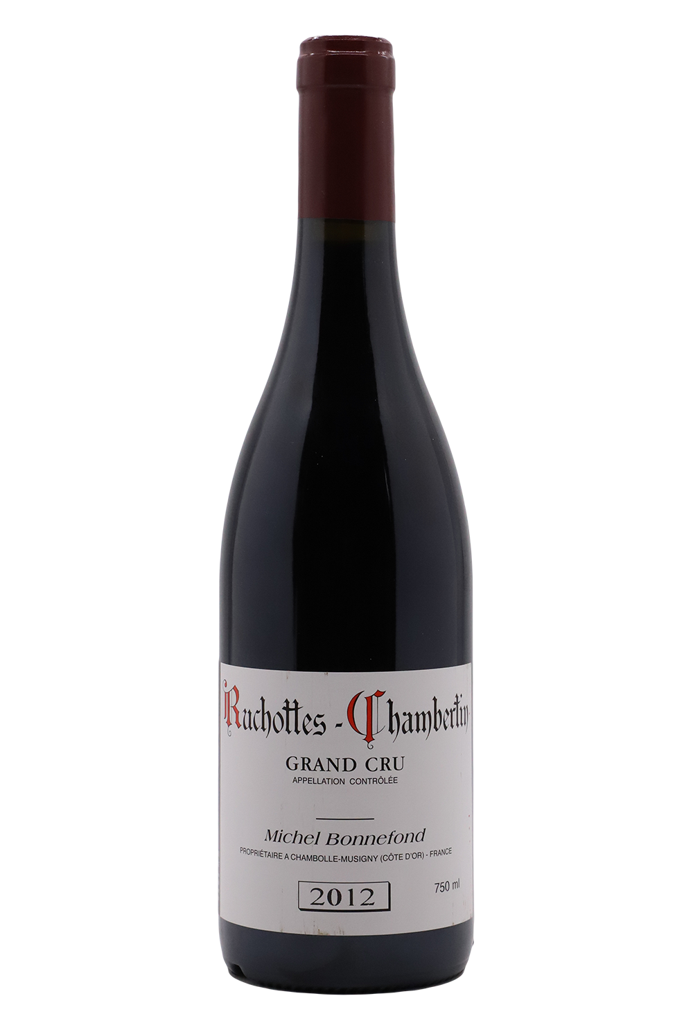 2012 Domaine G. Roumier Michel Bonnefond Ruchottes Chambertin Grand Cru