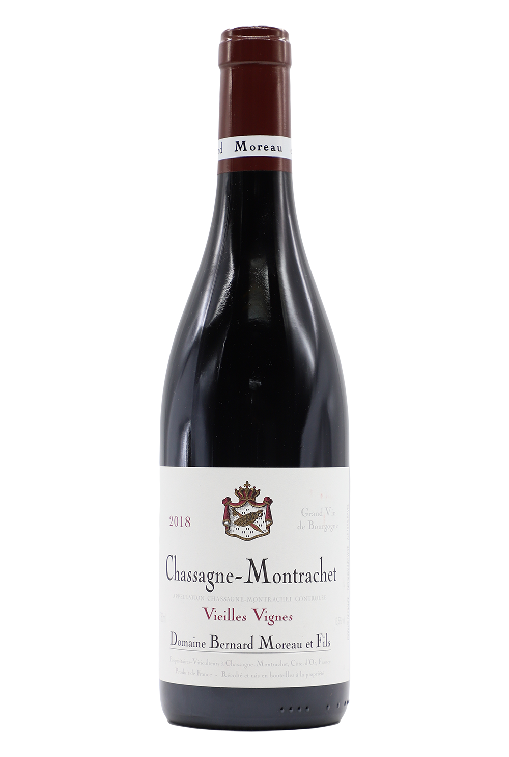 2018 Domaine Bernard Moreau Chassagne Montrachet Vielles Vignes Rouge