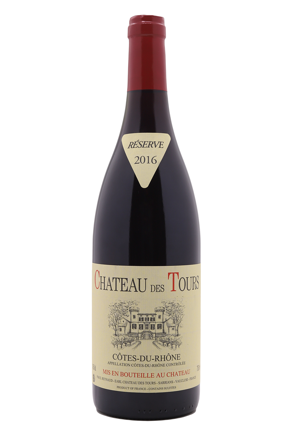 2016 Chateau Des Tours Cotes Du Rhone Reserve Rouge