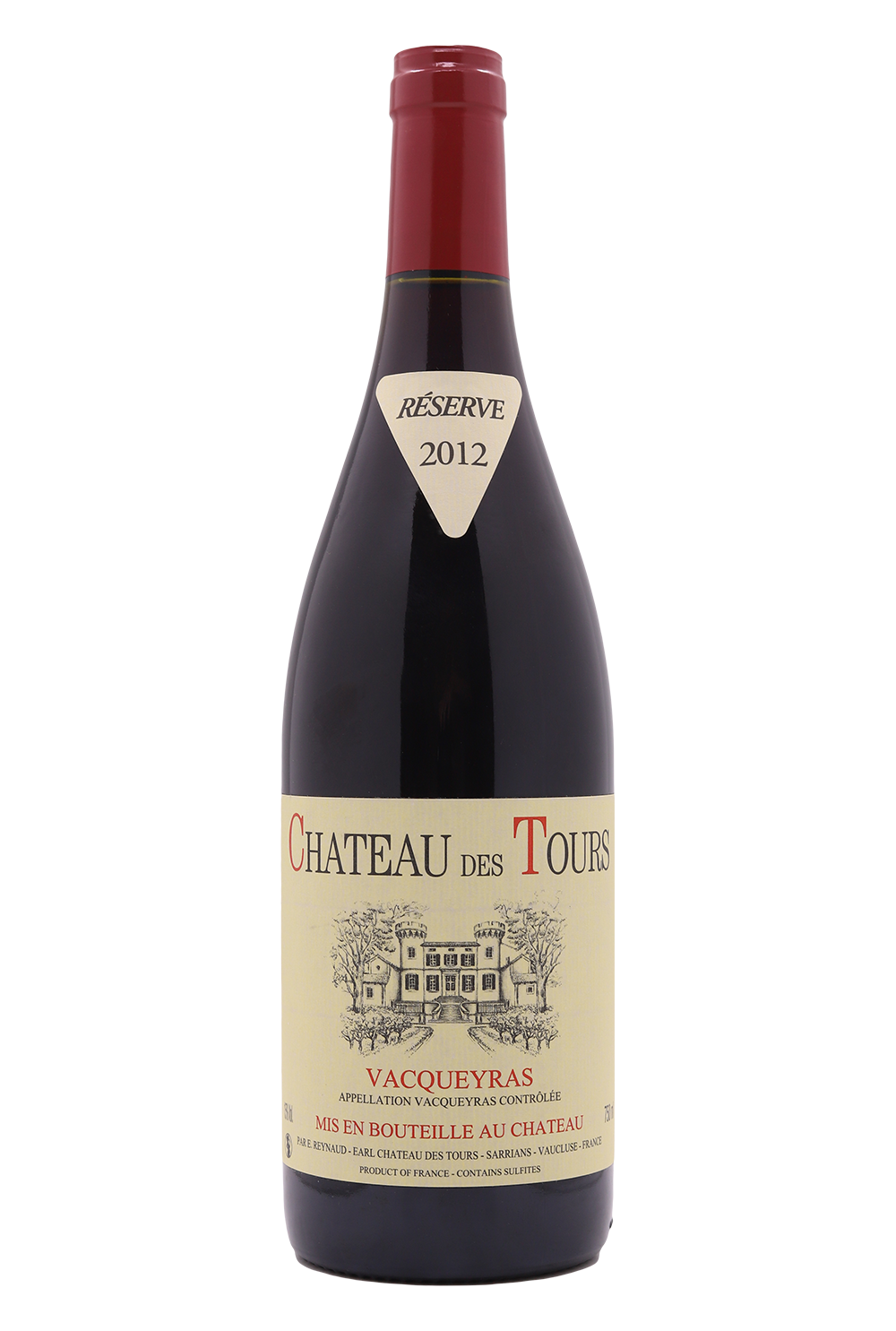 2012 Chateau Des Tours Vacqueyras Rouge