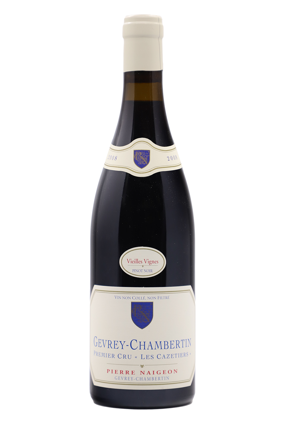 2008 Doamine Pierre Naigeon Gevrey Chambertin Les Cazetiers Vieilles Vignes