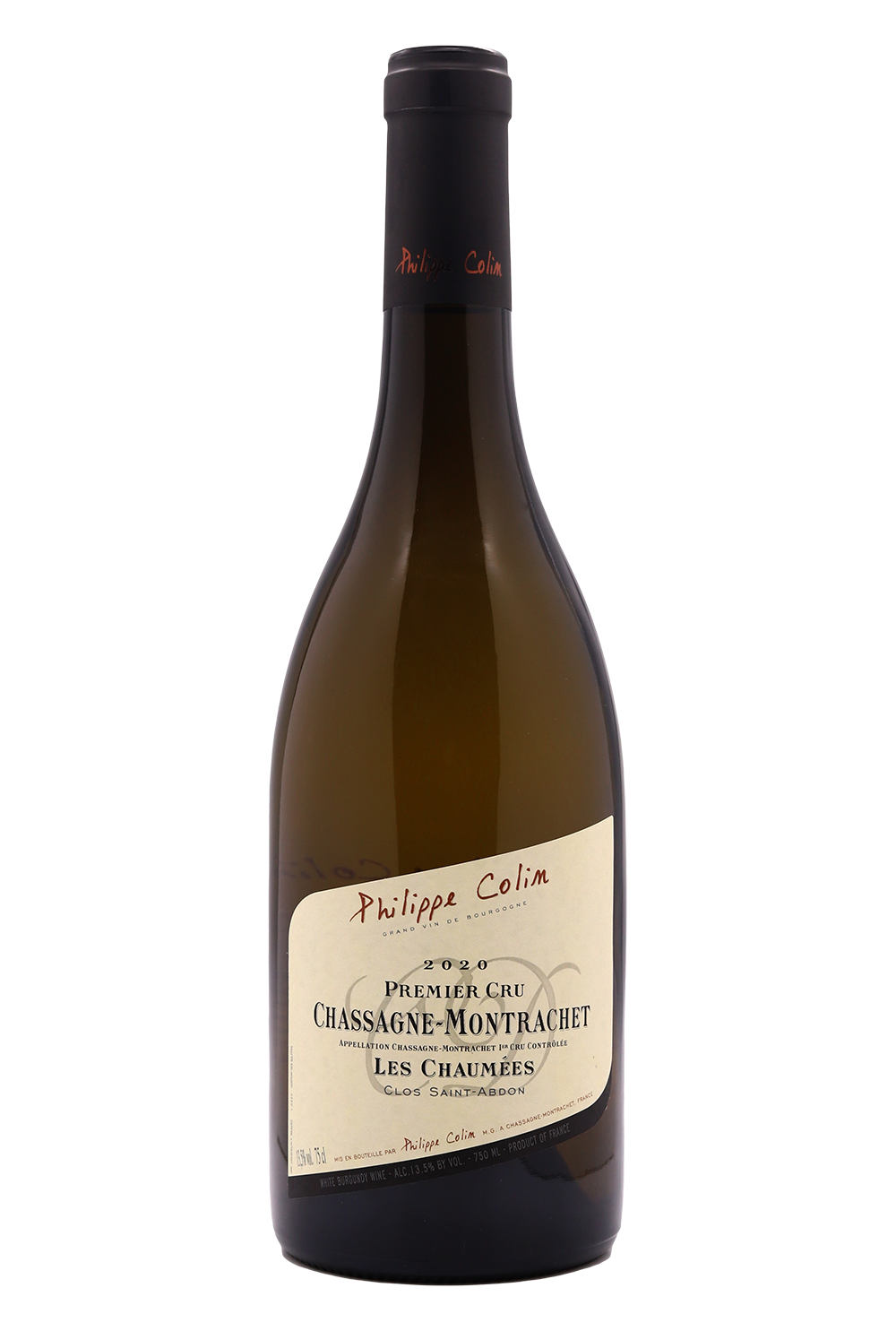 2020 Domaine Philippe Colin Chassagne Montrachet 1er Cru Les Chaumees Clos Saint Abdon